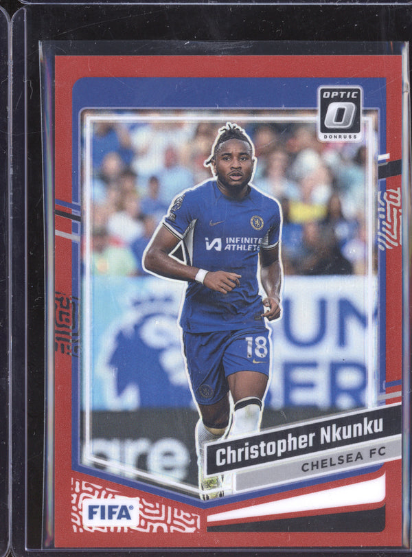 Christopher Nkunku 2023-24 Panini Donruss 78 Optic Red 48/299