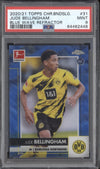 Jude Bundesliga 2020-21 Topps Chrome Bundesliga 31 Blue Wave Refractor RC 115/150 PSA 9