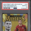 Cristiano Ronaldo 2023 Topps Finest EM-CR Euro Masters Gold 12/50 PSA 10