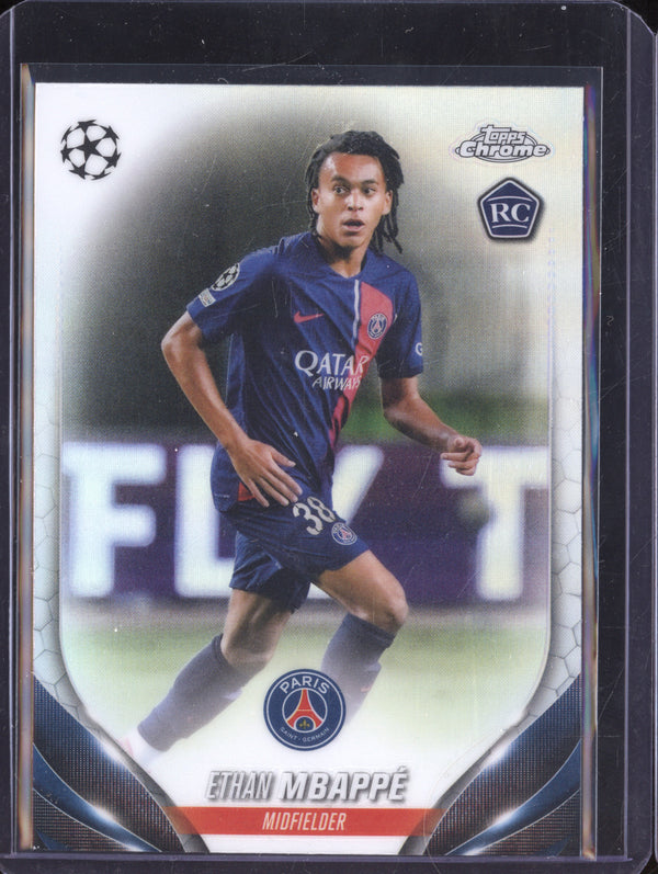 Ethan Mbappe 2023-24 Topps Chrome UCC 91 Refractor RC