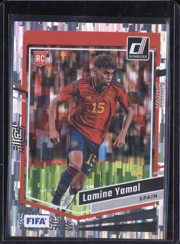 Lamine Yamal 2023-24 Panini Donruss 54 Pulsar RC