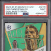 Cristiano Ronaldo 2022-23 Topps Stadium Club Chrome GF-CR Goal Force Green 33/99 PSA 9