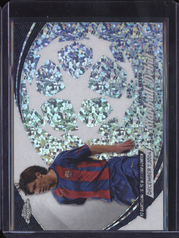 Lionel Messi 2023-24 Topps Chrome UCC SD-10 Starball Debut