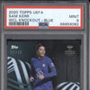 Sam Kerr 2020-21 Topps UEFA Women's Champions League Knockout Blue 7/49 PSA 9