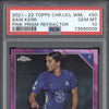 Sam Kerr 2021-22 Topps Chrome UCL Women's 50 Pink Prism Refractor 54/150 PSA 10