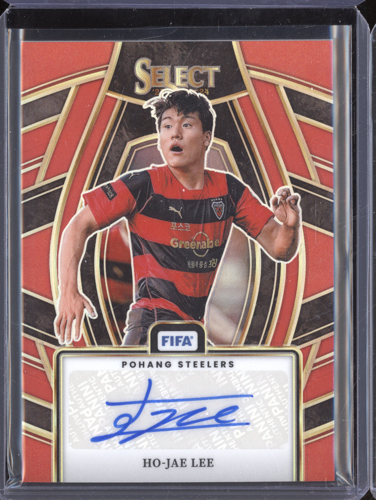 Ho-Jae Lee 2023-24 Panini Select FIFA SS-HJL Select Signatures Red