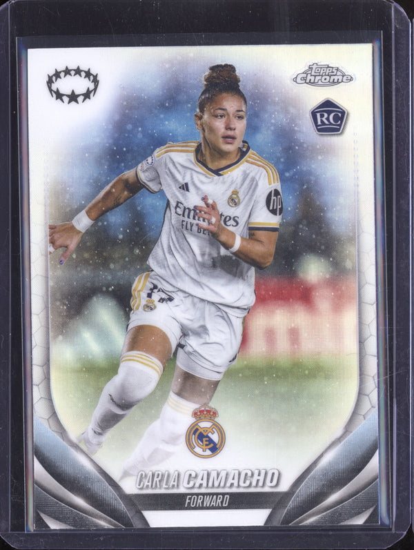 Carla Camacho 2023-24 Topps Chrome UWCL 15 Refractor RC