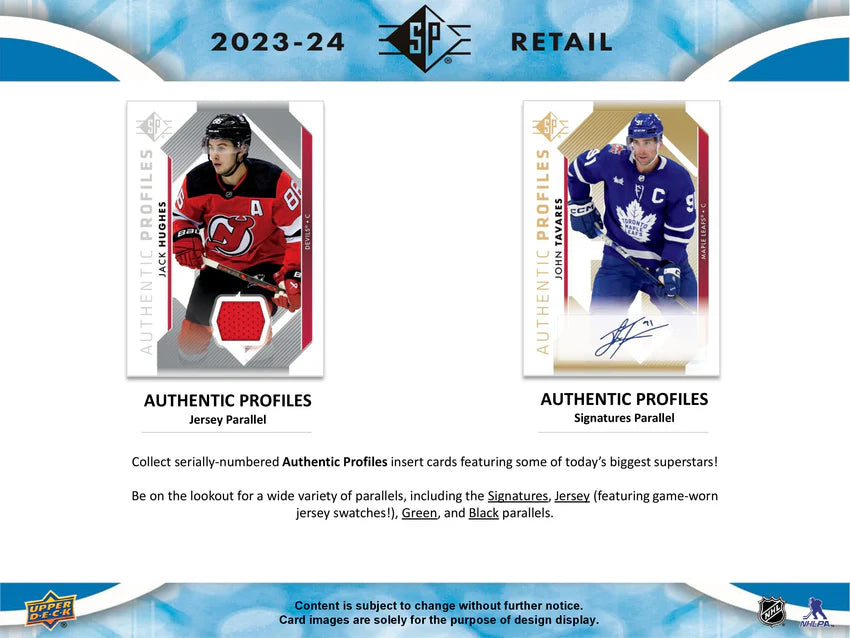 2023-24 Upper Deck SP Hockey 8-Pack Blaster Box