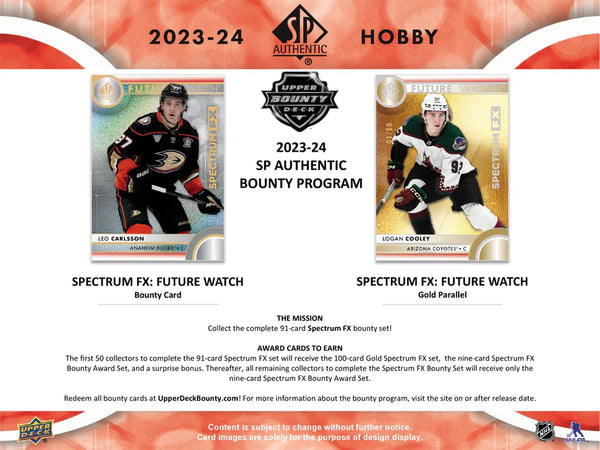 2023-24 Upper Deck SP Authentic Hockey Hobby Box