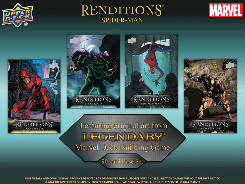 2024 Upper Deck Marvel Renditions Spider-Man Hobby Box