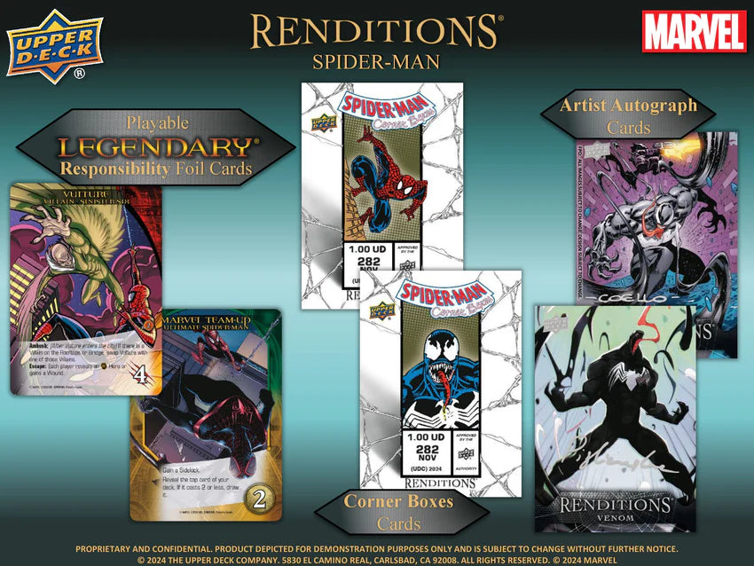 2024 Upper Deck Marvel Renditions Spider-Man Hobby Box - The Hobby
