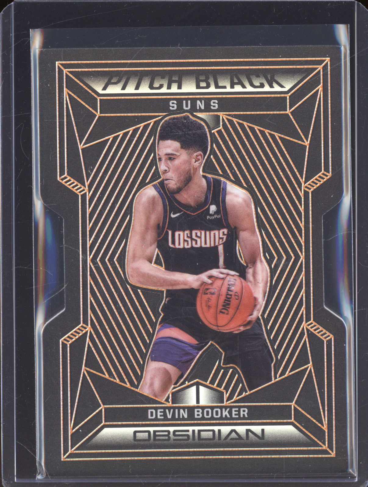 2019-20 Panini Obsidian 19 Devin Booker Pitch Black 24/35