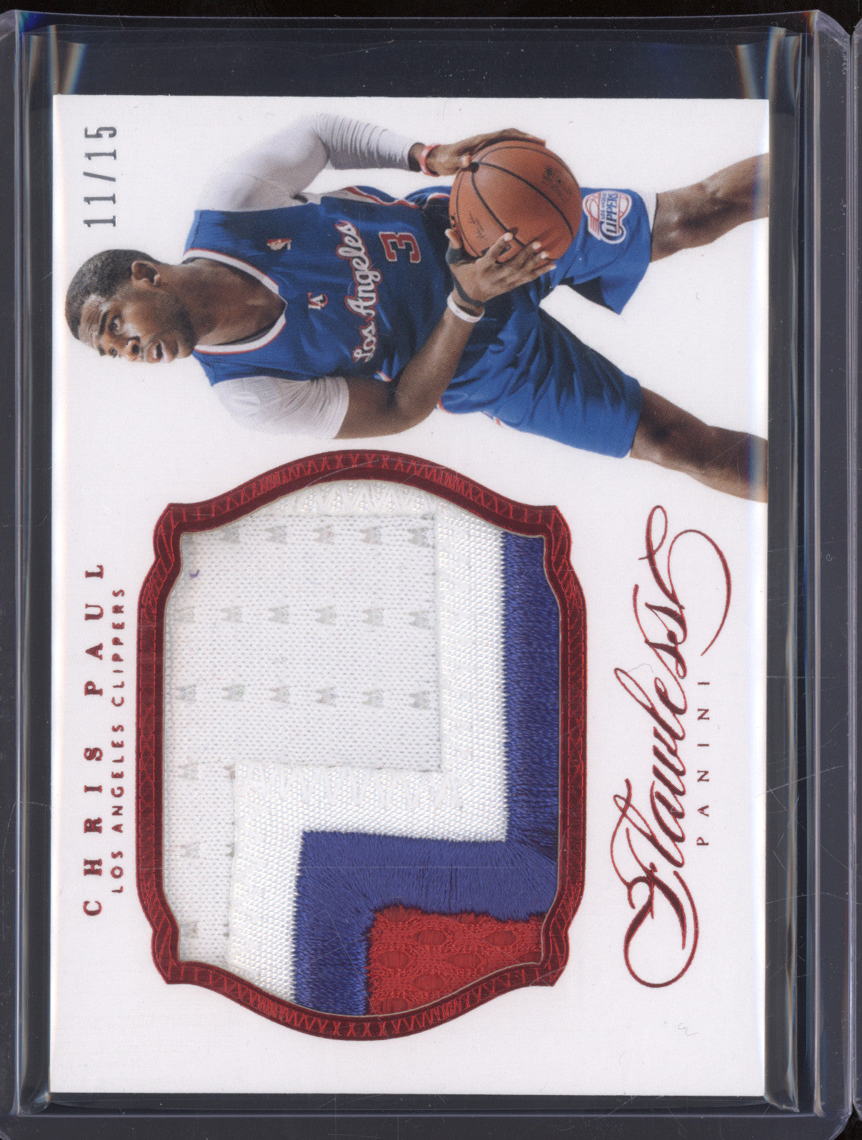 2013-14 Panini Flawless 36 Chris Paul Ruby Patches 11/15