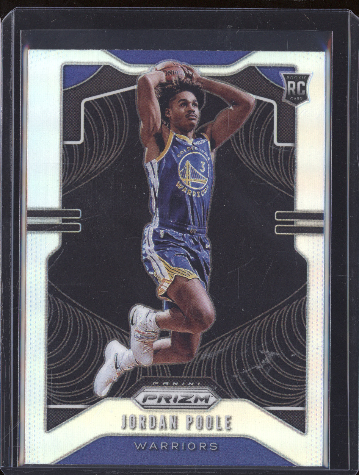 2019-20 Panini Prizm 272 Jordan Poole Silver Prizm RC