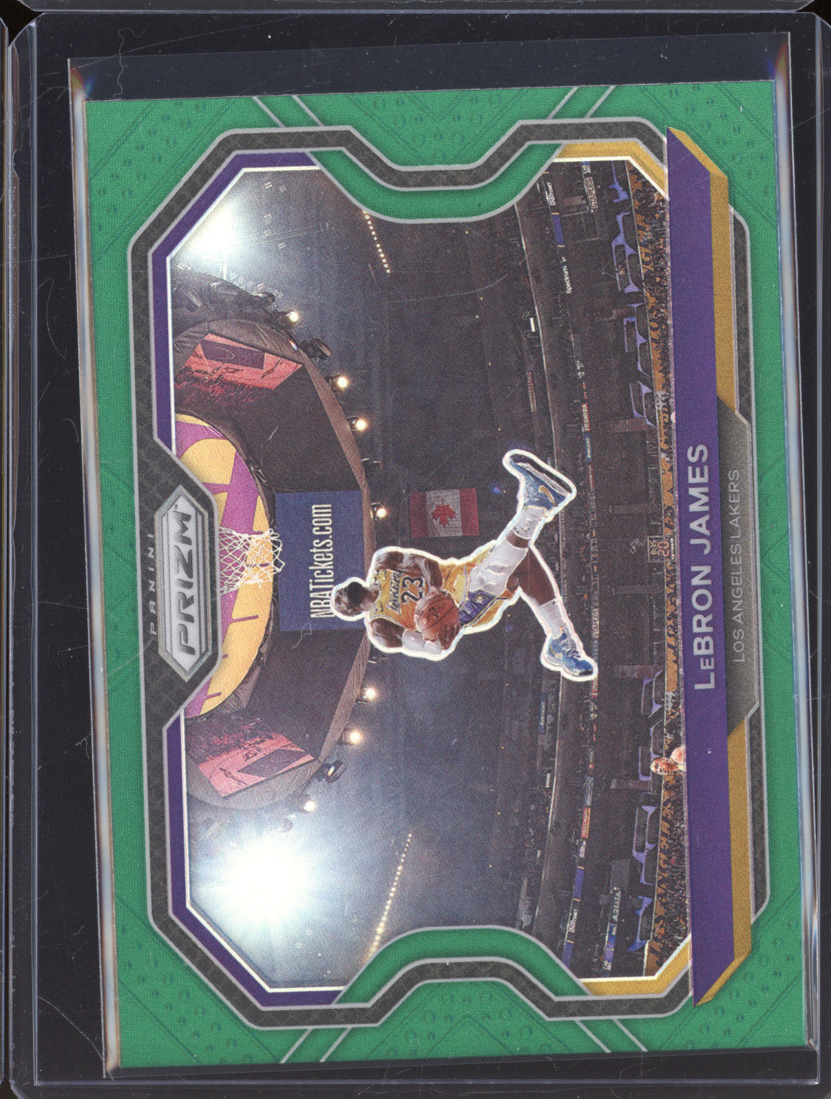 2020-21 Panini Prizm 1 LeBron James Green Prizm