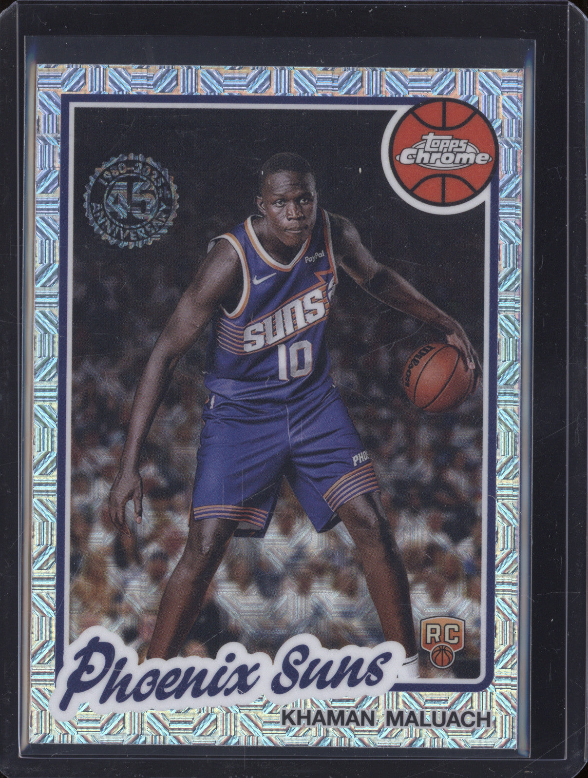 2025 Topps 1980-81 Topps Chrome TC-KM Khaman Maluach Rookie RC