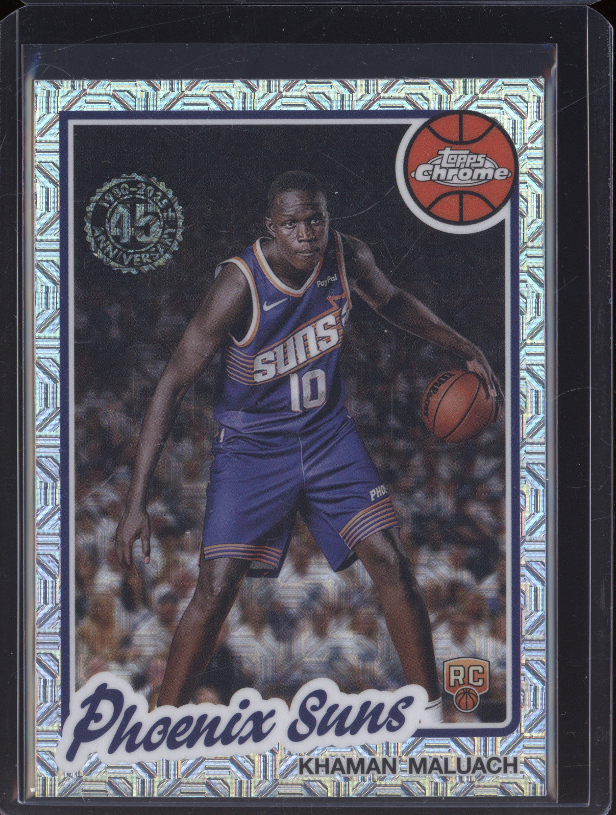 2025 Topps 1980-81 Topps Chrome TC-KM Khaman Maluach Rookie RC