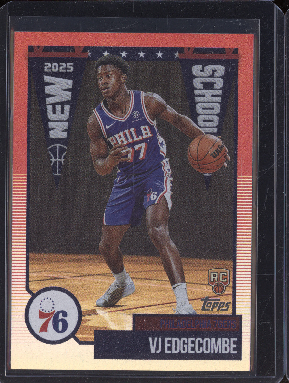 2025 Topps NS-3 VJ Edgecombe New School Rainbow Rookie RC