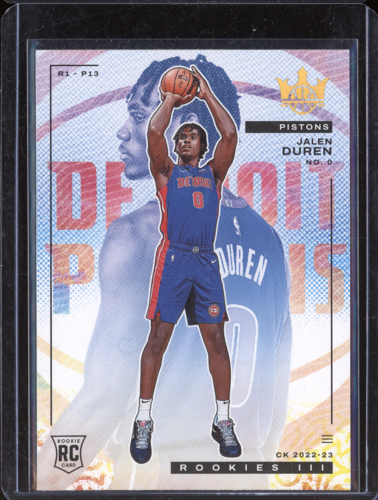 2022-23 Panini Court Kings 149 Jalen Duren Rookie III RC