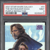 The Skywalker Saga 2021 Topps Star Wars Galaxy 91 Purple Refractor 21/25 PSA 9