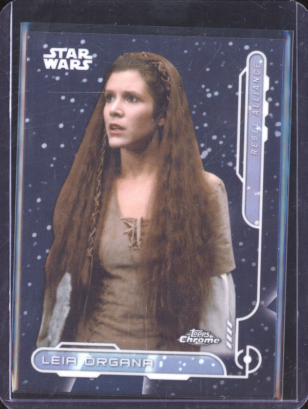 Leia Organa 2024 Topps Star Wars Chrome RA-1 Galactic Cival War Rebel Alliance