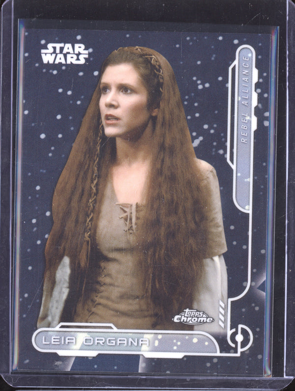 Leia Organa 2024 Topps Star Wars Chrome RA-1 Galactic Cival War Rebel Alliance