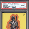 Boba Fett 1980 Topps Star Wars Sticker 30 Empire Strikes Back PSA 8