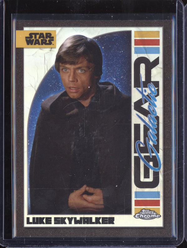 Luke Skywalker 2024 Topps Star Wars Chrome GG-5 Galactic Gear