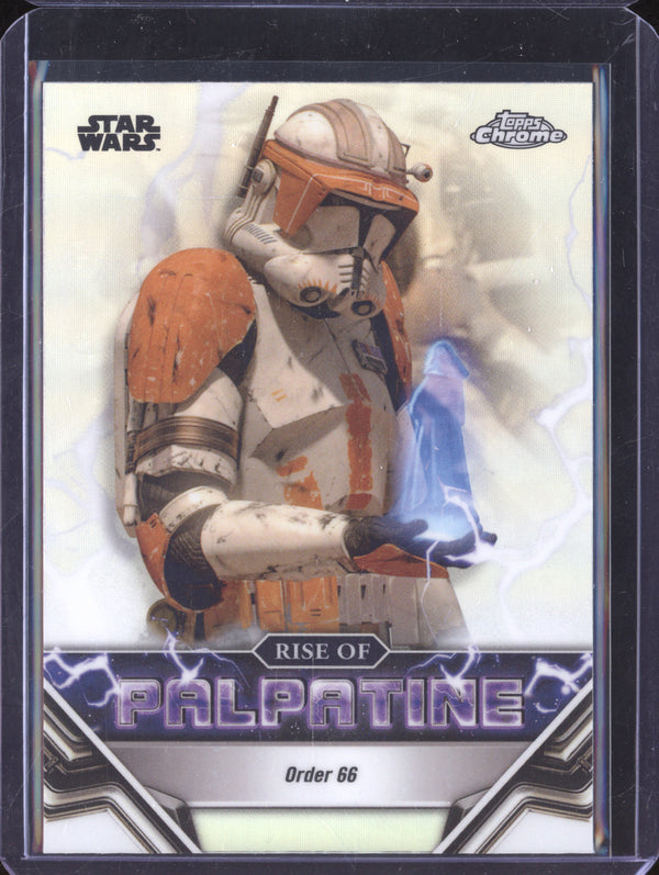 Order 66 2024 Topps Star Wars Chrome RP-9 The Rise of Palpatine