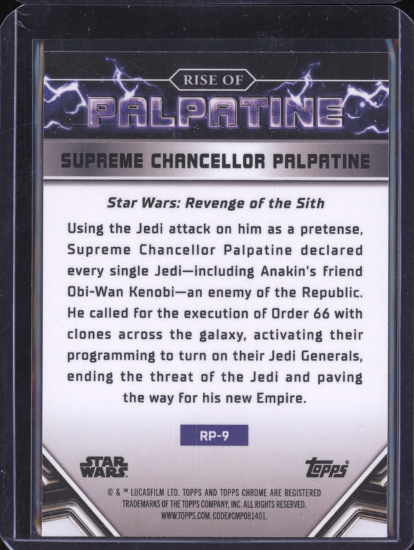 Order 66 2024 Topps Star Wars Chrome RP-9 The Rise of Palpatine