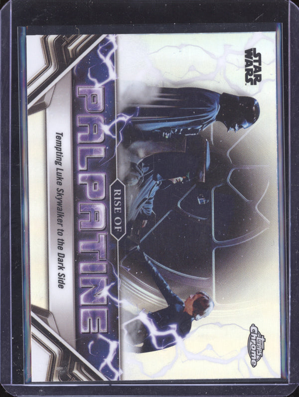 Tempting Luke Skywalker to the Dark Side 2024 Topps Chrome Rise of Palpatine