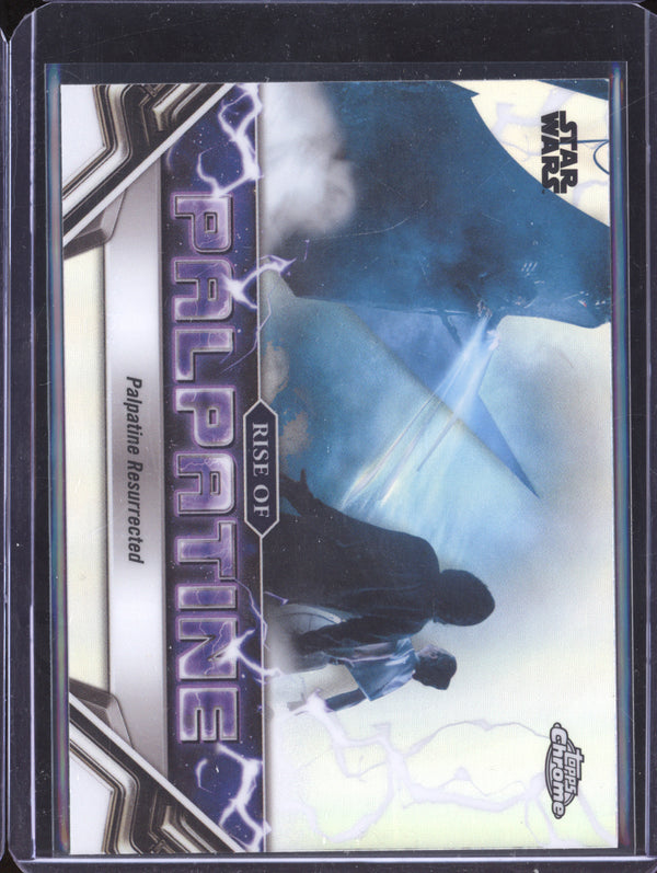 Palpatine Resurrected 2024 Topps Star Wars Chrome RP-18 The Rise of Palpatine