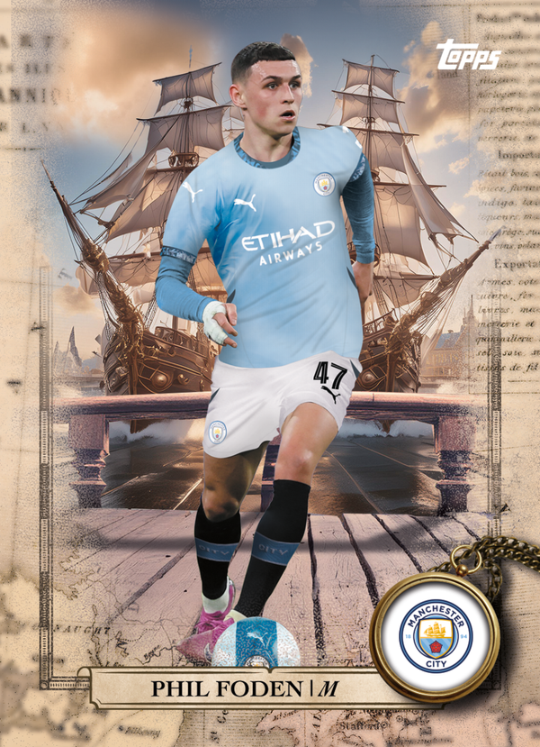 2024-25 Topps Blue Moon Manchester City Soccer Set Box