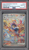 Greninja ex Pokemon Twilight Masquerade 214/167 Special Illustration Rare PSA 10