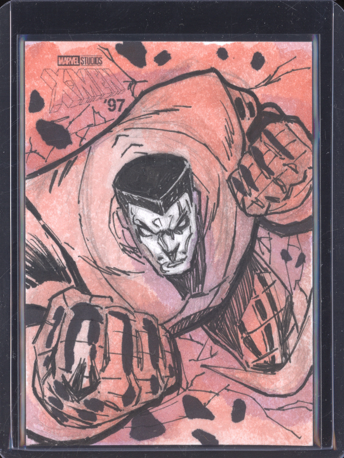 Colossus 2025 Topps Finest X-Men 97 Marvel Sketch Card