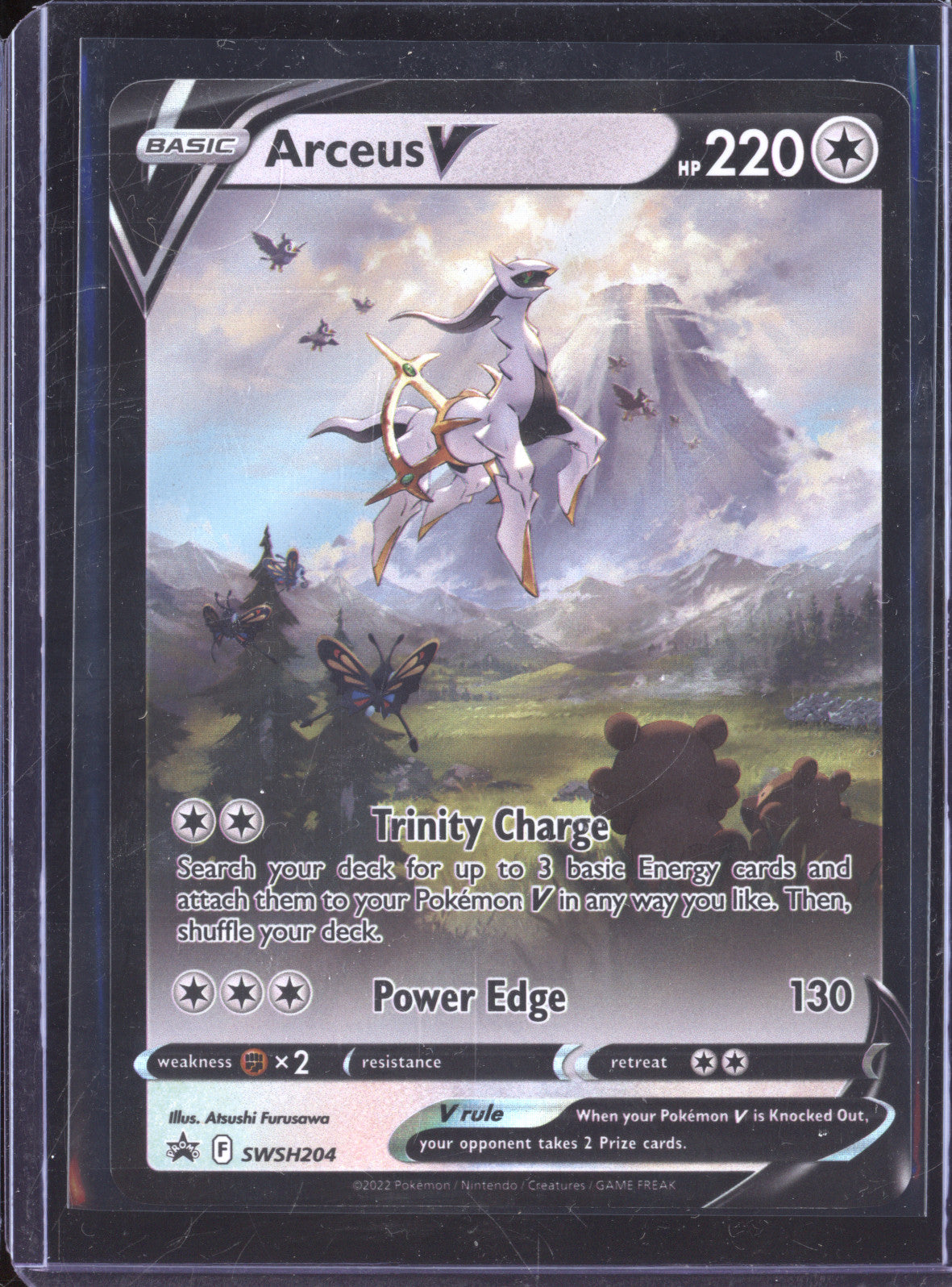 Arceus V 2022 Pokemon Sword & Shield Promos SWSH204 Black Star Promo