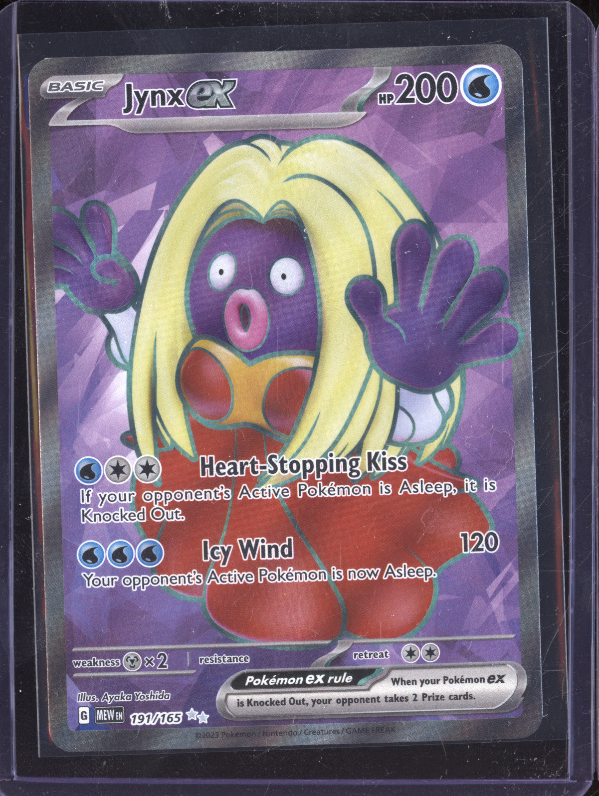 Jynx ex 2023 Pokemon 151 191/165 Ultra Rare