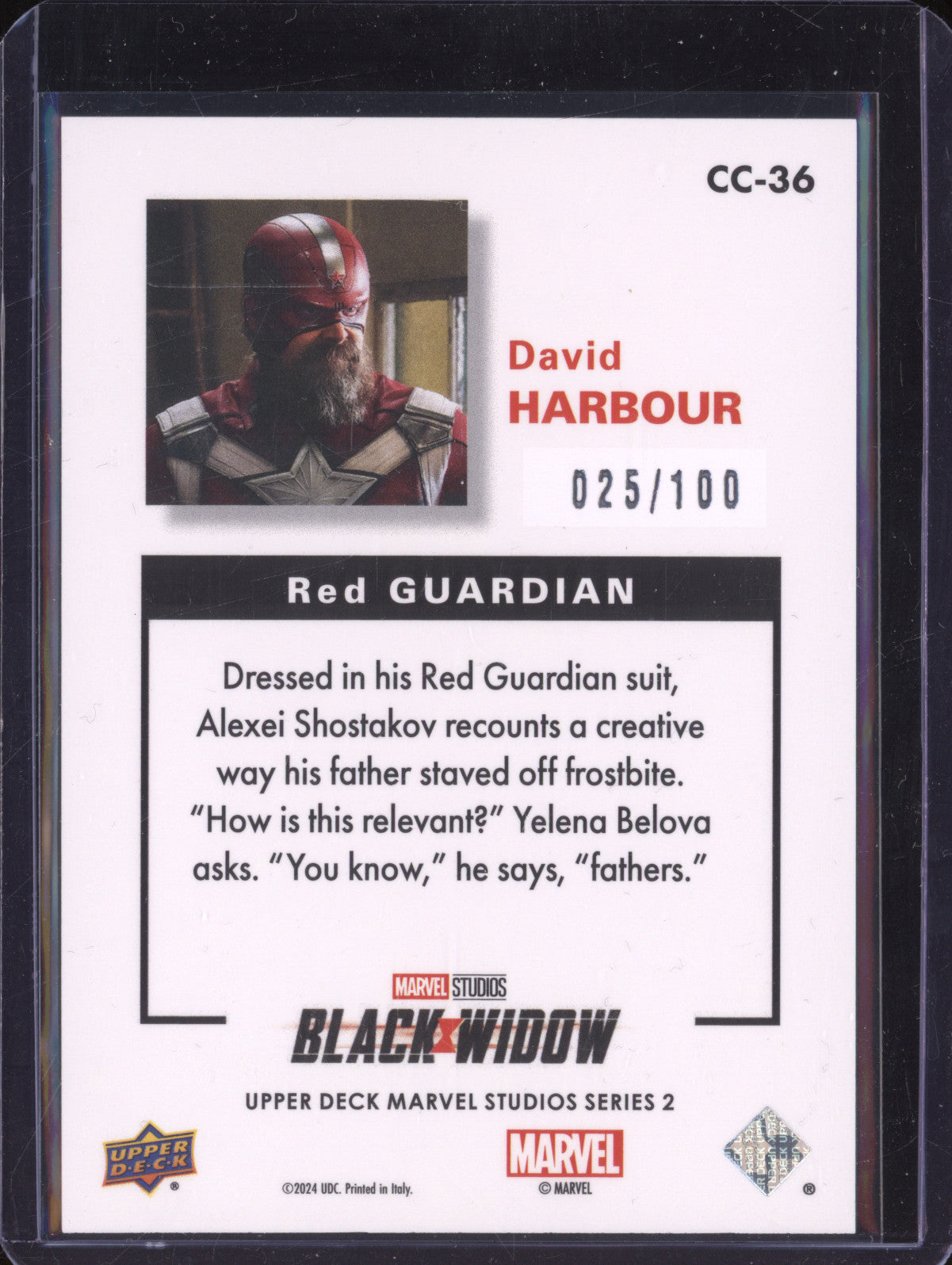 Red Guardian 2024 Upper Deck Series 2 CC-36 Collector's Choice Silver 25/100