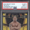 Batista 2023 Panini Select WWE LS-BTS Legendary Signatures Gold 3/10 PSA 9/10