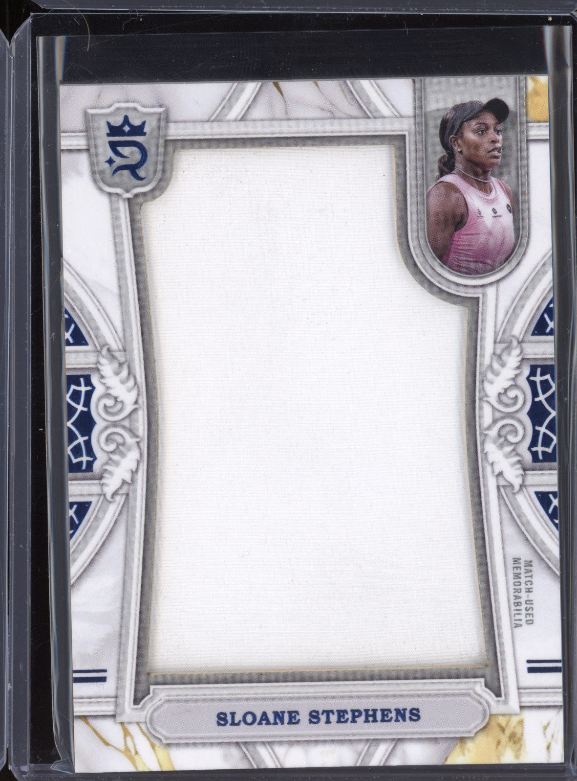 Sloane Stephens 2024 Topps Royalty Tennis RCJ-SS Relic Jewels Blue 22/25