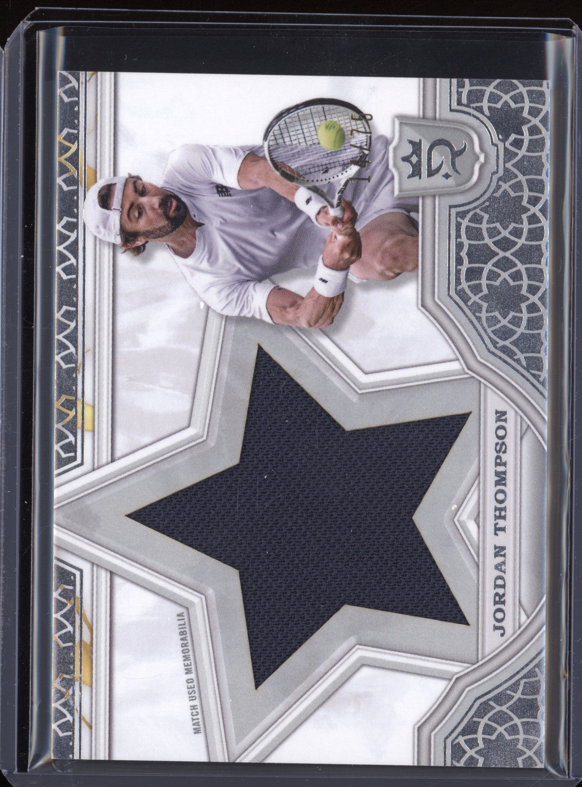 Jordan Thompson 2024 Topps Royalty Tennis SRR-JT Star Relics 14/75