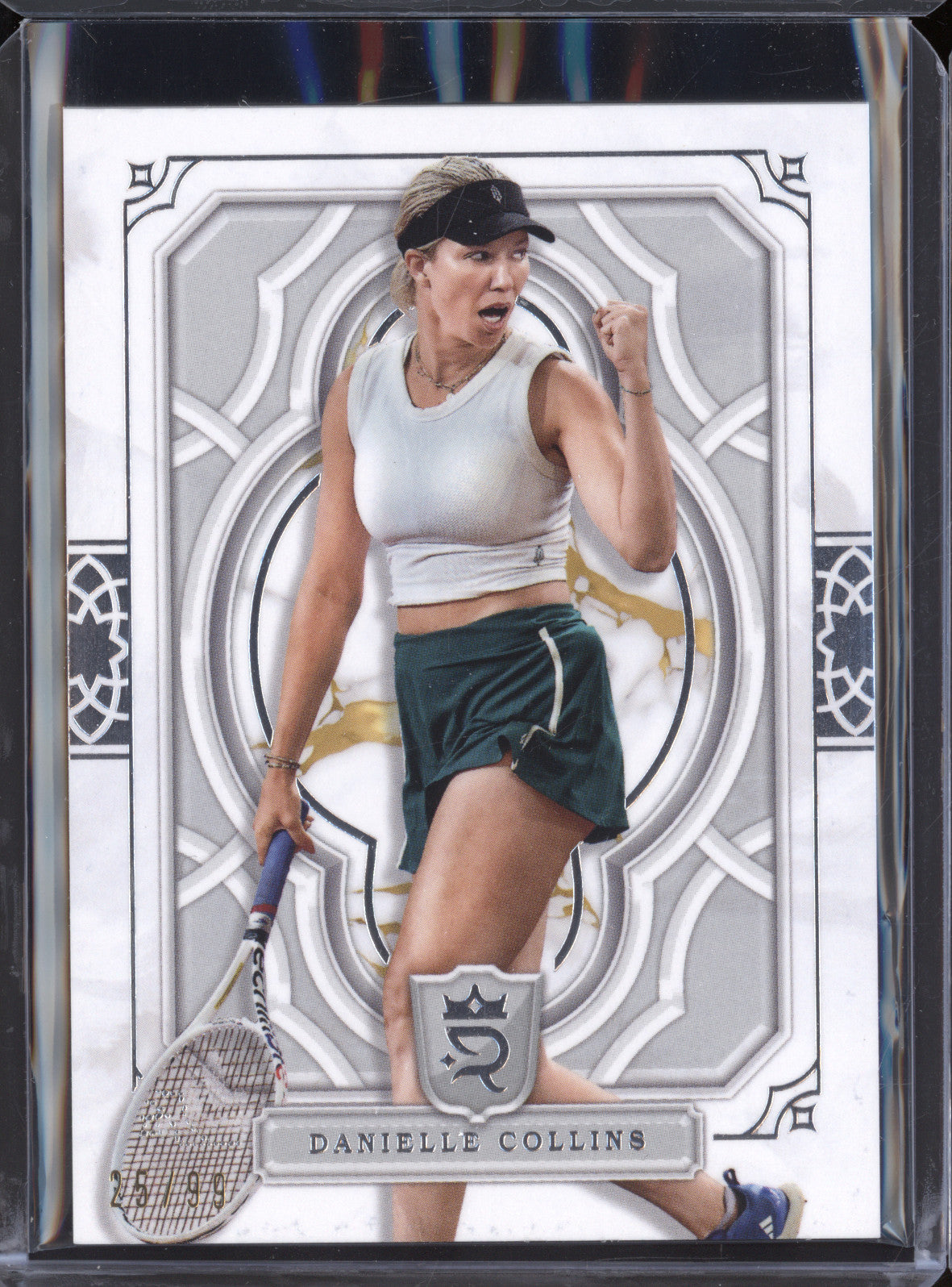 Danielle Collins 2024 Topps Royalty Tennis 10 Base 25/99