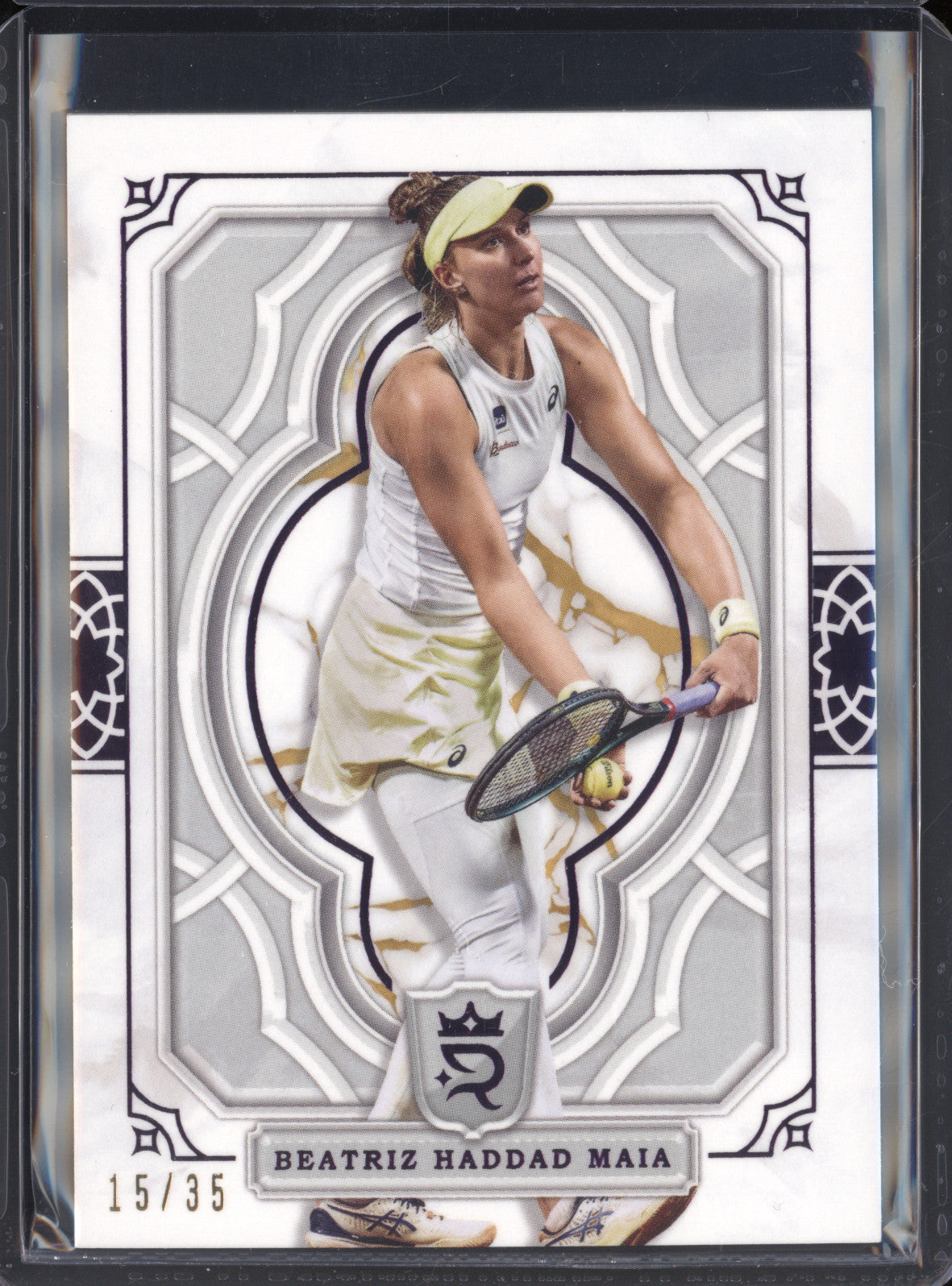 Beatriz Haddad Maia 2024 Topps Royalty Tennis 72 Base Purple 15/35
