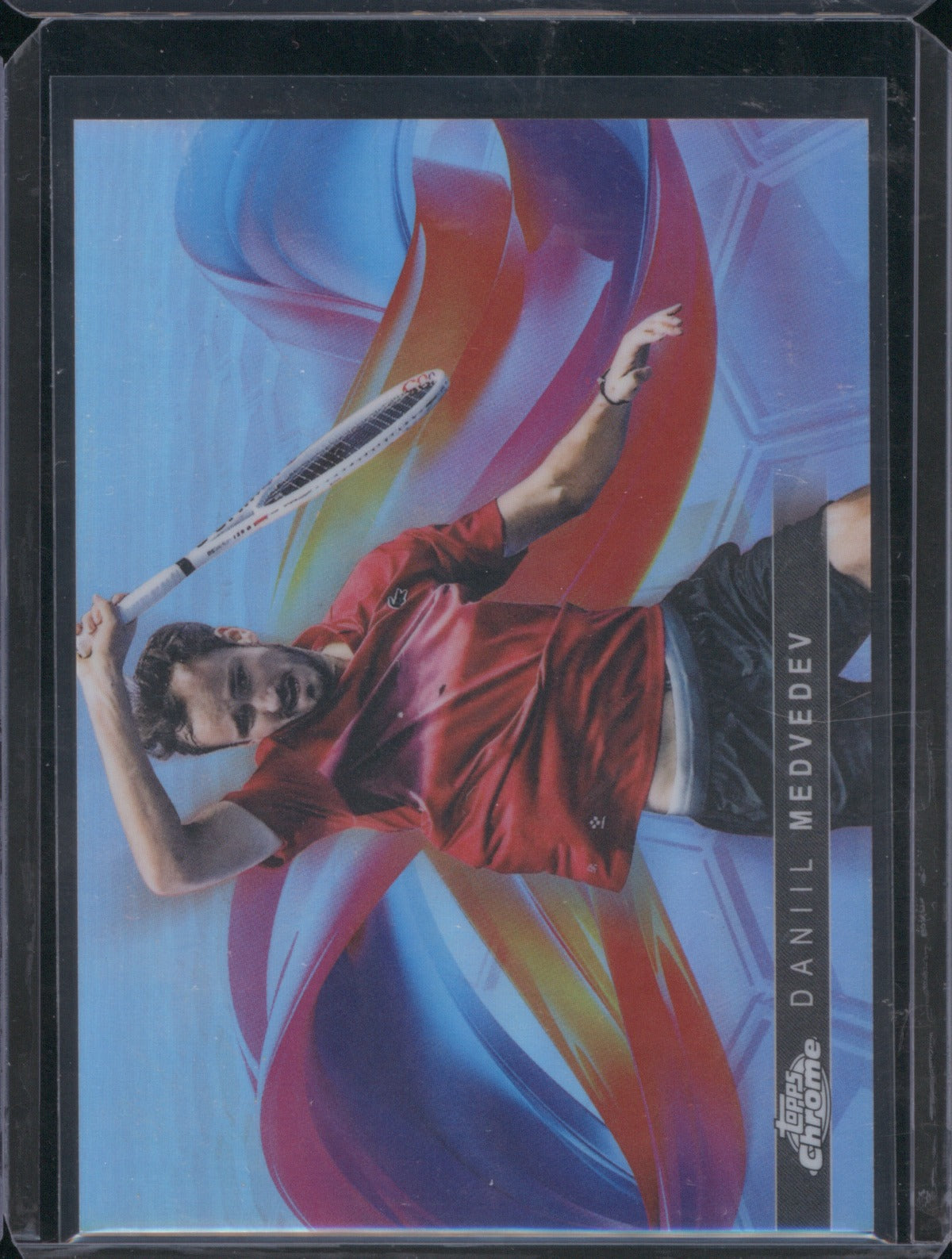 Daniil Medvedev 2025 Topps Chrome HLX-18 Helix SSP