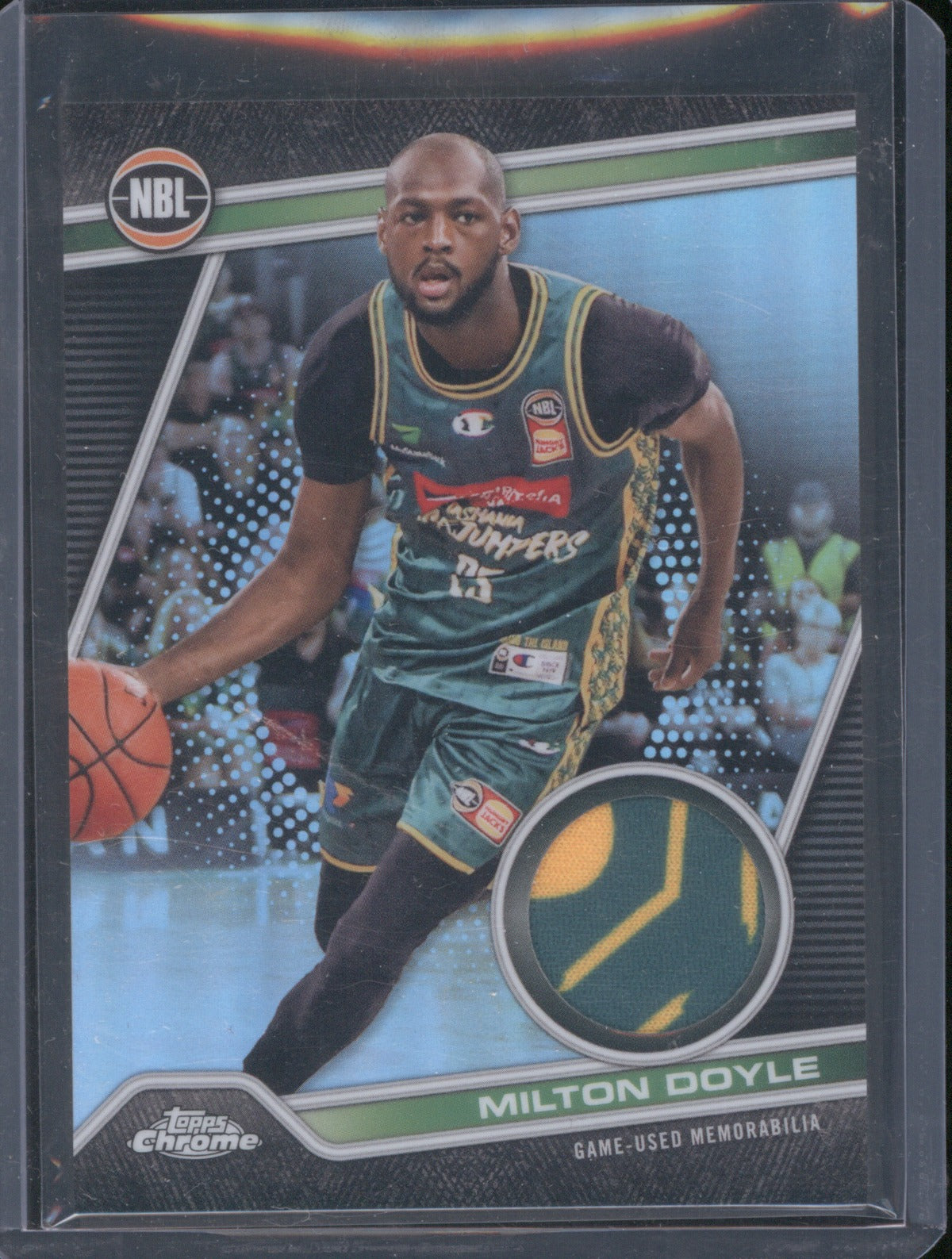 Milton Doyle 2023 Topps Chrome NBL NRR-29 Relic Refractor