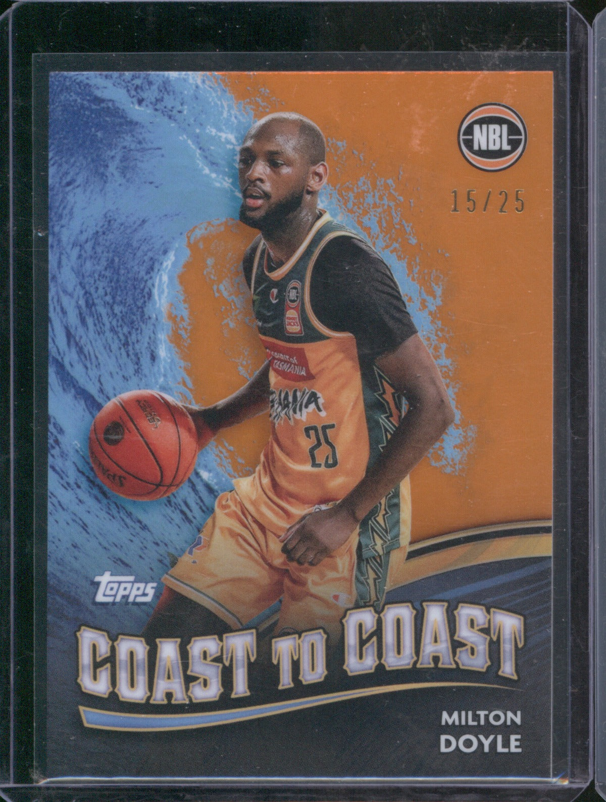 Milton Doyle 2023 Topps NBL Chrome #CC-29 Coast to Coast Orange /25
