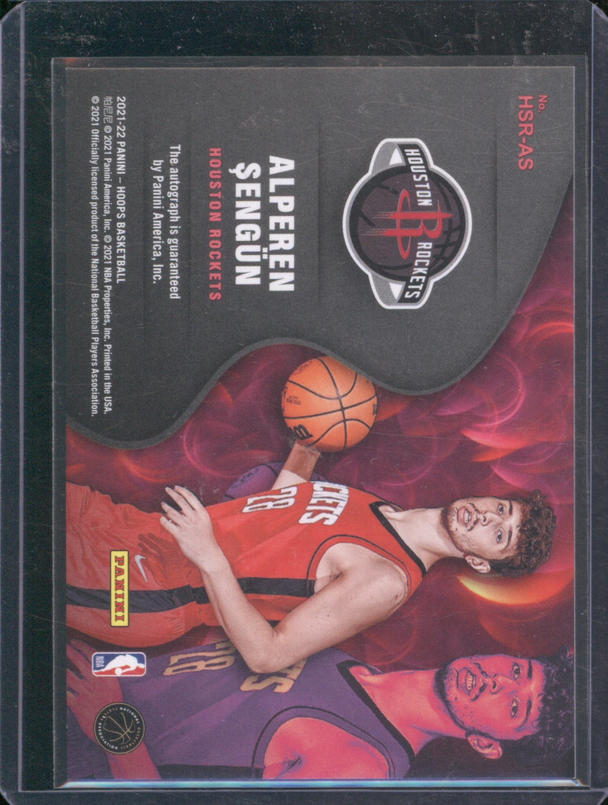 Alperen Sengun 2021 Panini NBA Hoops HSR-AS Hot Signatures Rookies RC