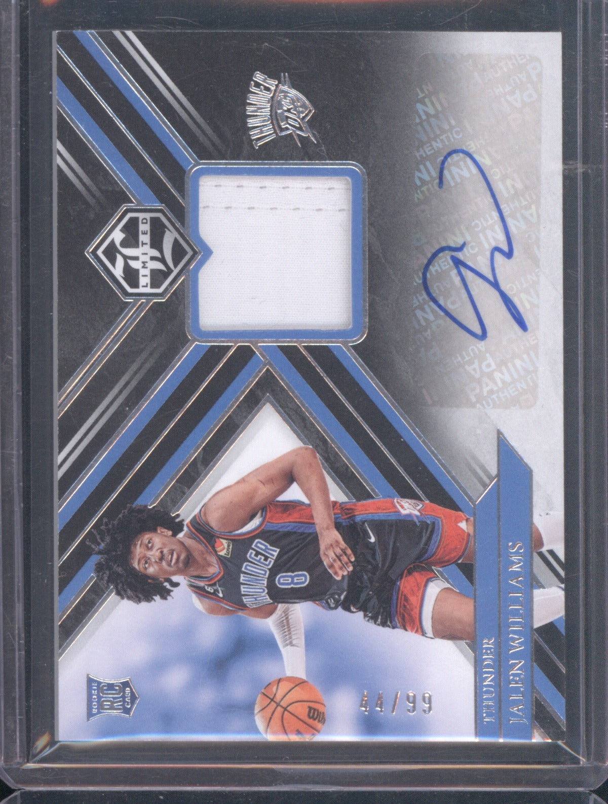 Jalen Williams 2022 Panini Chronicles Limited LRJ-JWS Limited Patch Auto /99