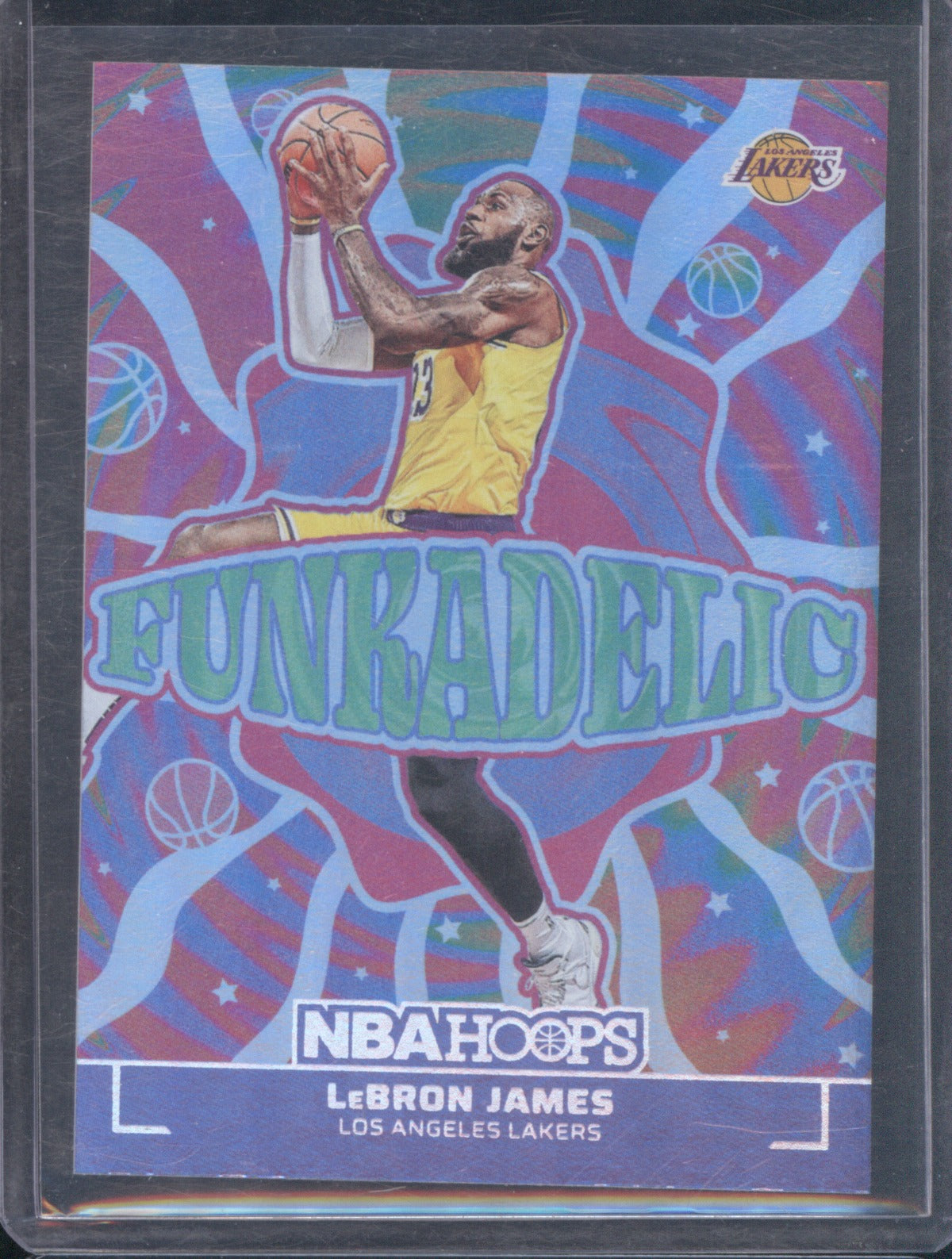 LeBron James 2024 Panini NBA Hoops 3 Funkadelic