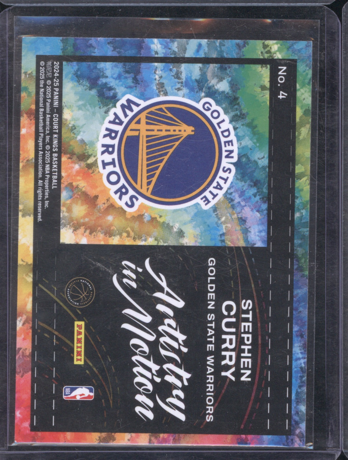 Stephen Curry 2024 Panini Court Kings Artistry in Motion